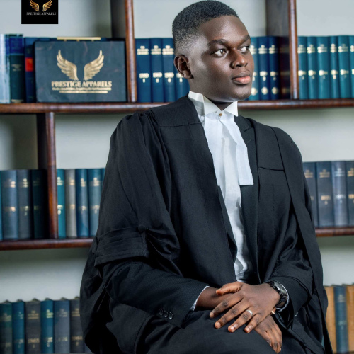 Regal Black Lawyer's Robe